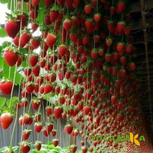 Клубника ампельная Анастасия купить по цене от 370р. в интернет-магазине «Посадика» с доставкой почтой в в Сурске и по всей России – [изображение №1].